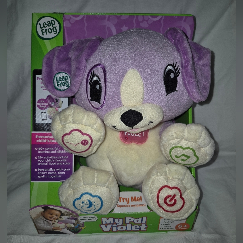 🆕️LeapFrog My Pal Violet Plush Toy